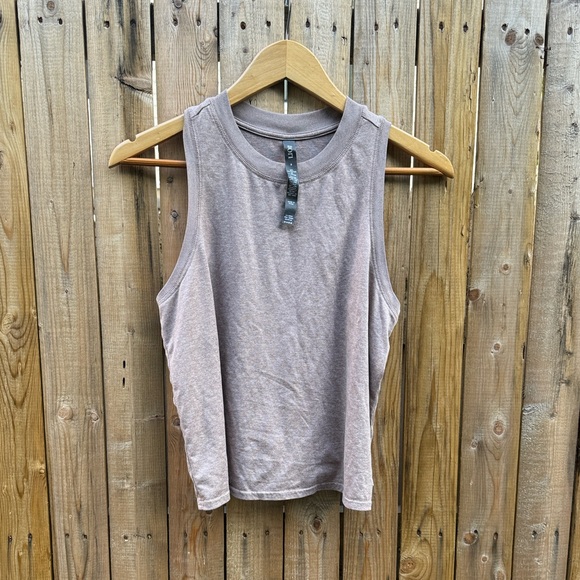 Vuori Tops - Vuori Sleeveless Brown Muscle Tee